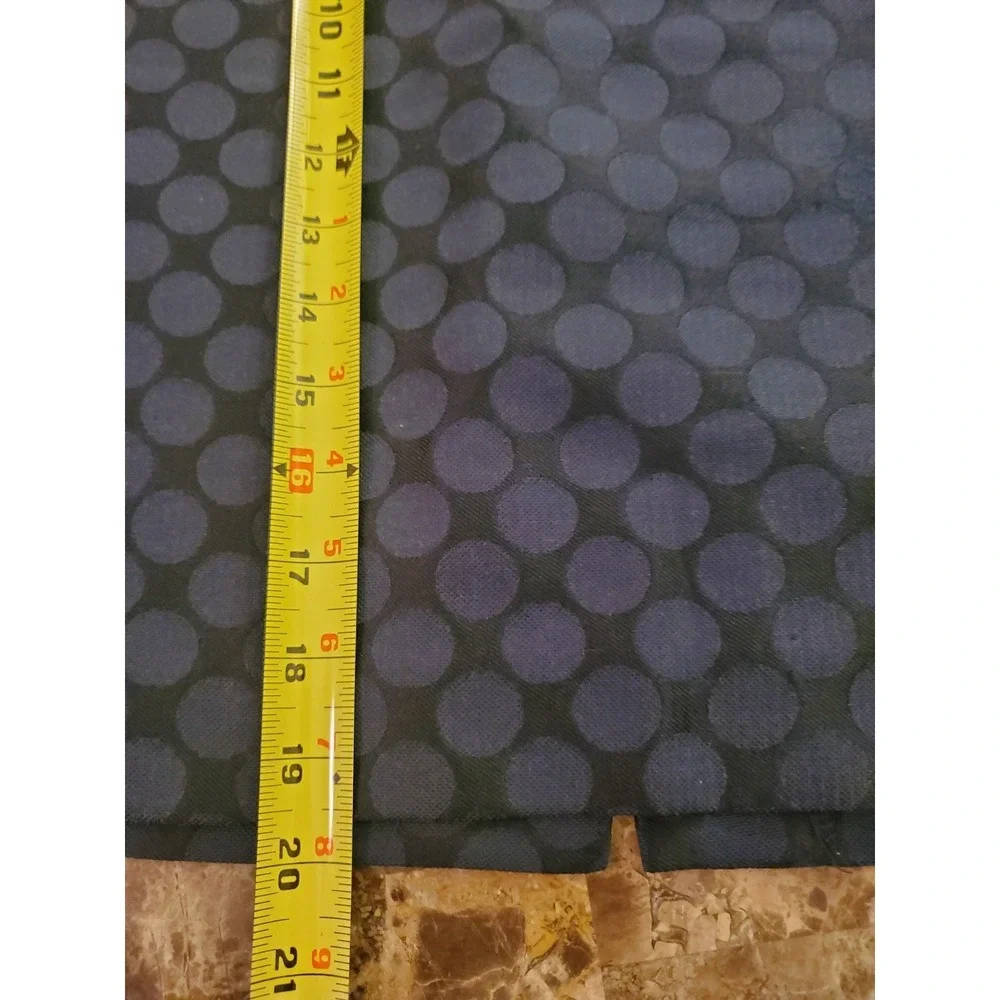 Banana Republic pencil skirt sz 4 Blue dot print work office career lined pocket